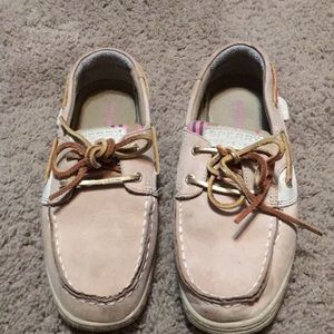 Girls Sperry top sided loafers Sz 4.5